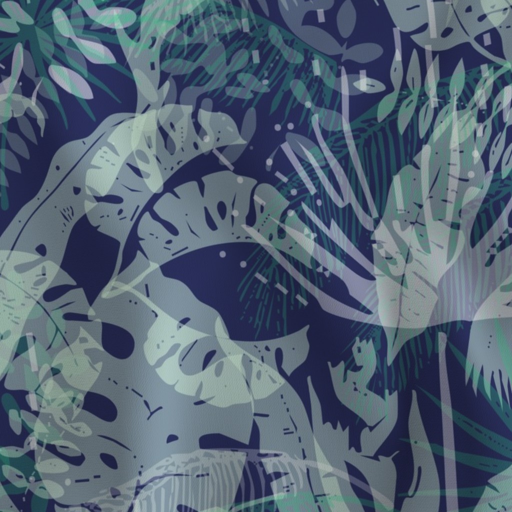 Indigo fabric